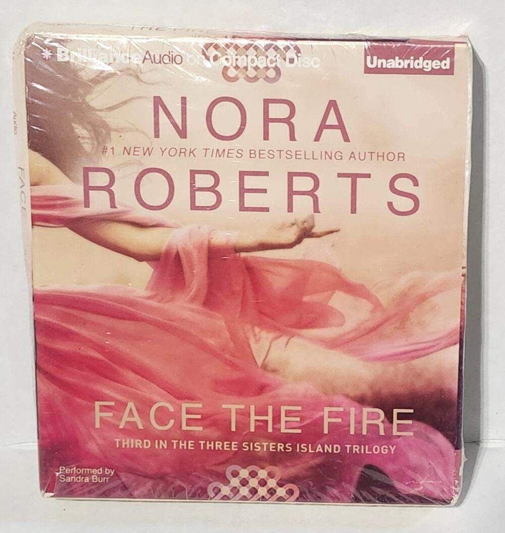 Nora Roberts Face the Fire Audiobook 9 CD Unabridged NEW Sealed Sandra Burr